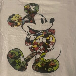 Disney White Cotton T-Shirt